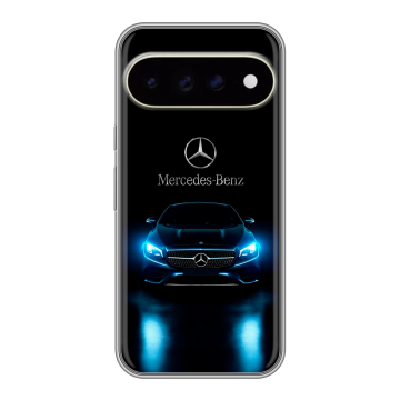 Силиконовый чехол на Google Pixel 11 Pro XL с принтом Mercedes Мерседес