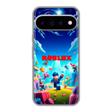 Силиконовый чехол на Google Pixel 11 Pro XL с принтом Roblox Роблокс Силиконовый чехол на Google Pixel 11 Pro XL с принтом Roblox Роблокс