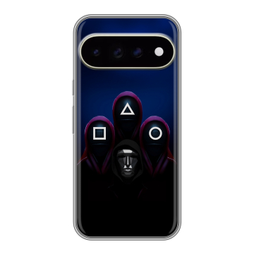 Силиконовый чехол на Google Pixel 11 Pro XL с принтом Игра Кальмара