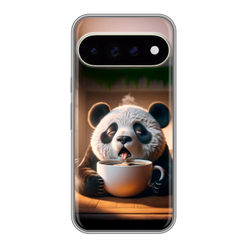 Силиконовый чехол на Google Pixel 11 Pro XL с принтом смешная панда Силиконовый чехол на Google Pixel 11 Pro XL с принтом смешная панда