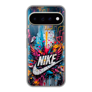 Силиконовый чехол на Google Pixel 11 Pro XL с принтом Nike Найк Силиконовый чехол на Google Pixel 11 Pro XL с принтом Nike Найк