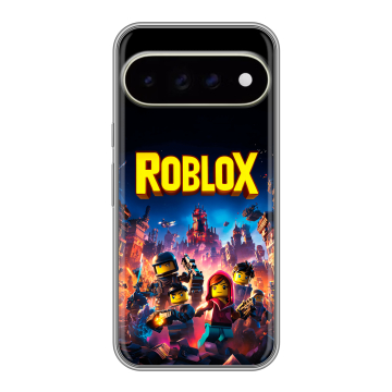 Силиконовый чехол на Google Pixel 11 Pro XL с принтом Roblox Роблокс Силиконовый чехол на Google Pixel 11 Pro XL с принтом Roblox Роблокс