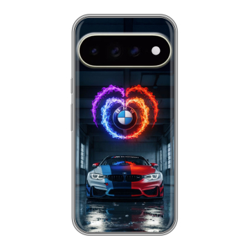 Силиконовый чехол на Google Pixel 11 Pro XL с принтом BMW БМВ Силиконовый чехол на Google Pixel 11 Pro XL с принтом BMW БМВ