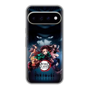 Силиконовый чехол на Google Pixel 11 Pro XL с принтом Demon Slayer Клинок рассекающий демонов Силиконовый чехол на Google Pixel 11 Pro XL с принтом Demon Slayer Клинок рассекающий демонов