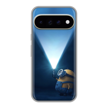 Силиконовый чехол на Google Pixel 11 Pro XL с принтом Миньоны