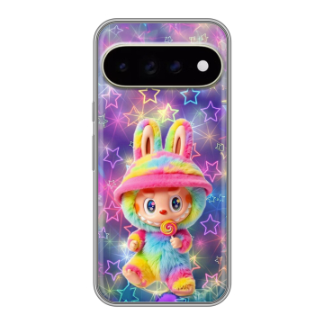 Силиконовый чехол на Google Pixel 11 Pro XL с принтом Labubu Лабубу