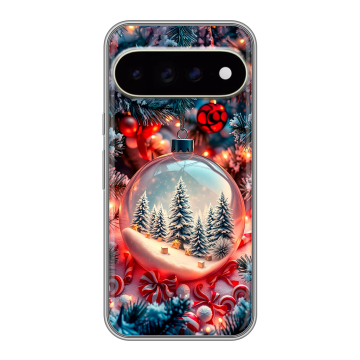 Силиконовый чехол на Google Pixel 11 Pro XL с принтом Новый год