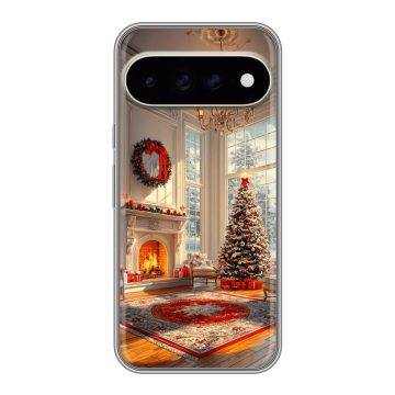 Силиконовый чехол на Google Pixel 11 Pro XL с принтом Новый год