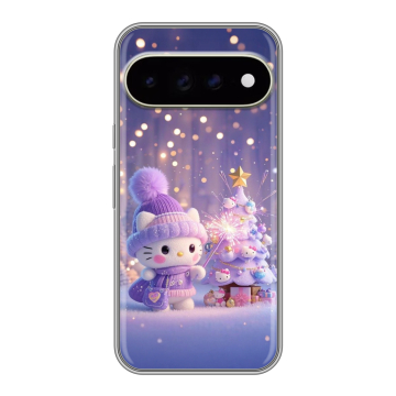 Силиконовый чехол на Google Pixel 11 Pro XL с принтом Новый год Силиконовый чехол на Google Pixel 11 Pro XL с принтом Новый год