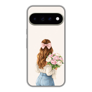 Силиконовый чехол на Google Pixel 11 Pro XL с принтом женский Силиконовый чехол на Google Pixel 11 Pro XL с принтом женский