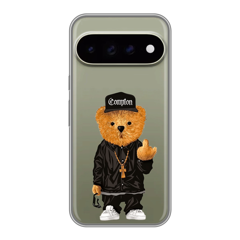 Силиконовый чехол на Google Pixel 11 Pro XL с принтом Мишка Силиконовый чехол на Google Pixel 11 Pro XL с принтом Мишка