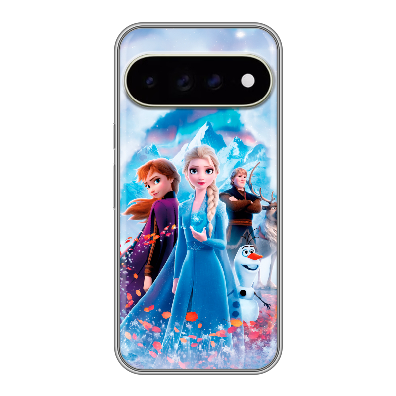 Силиконовый чехол на Google Pixel 11 Pro XL с принтом Холодное сердце Frozen Силиконовый чехол на Google Pixel 11 Pro XL с принтом Холодное сердце Frozen