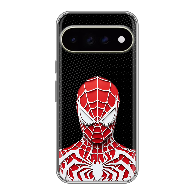Силиконовый чехол на Google Pixel 11 Pro XL с принтом человек паук spiderman Силиконовый чехол на Google Pixel 11 Pro XL с принтом человек паук spiderman
