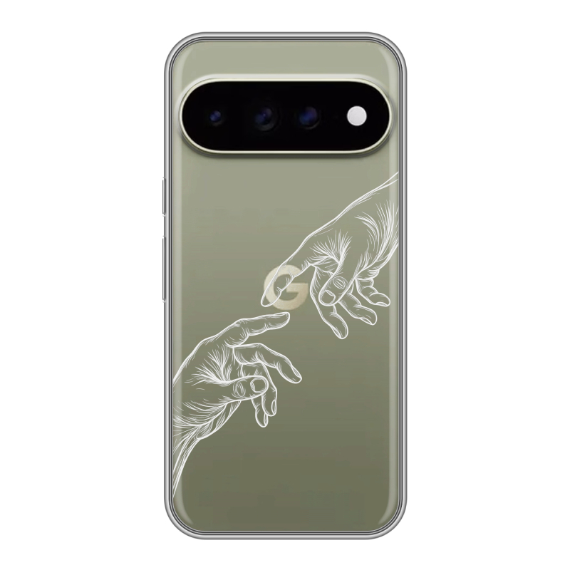 Силиконовый чехол на Google Pixel 11 Pro XL с принтом Сотворение мира Силиконовый чехол на Google Pixel 11 Pro XL с принтом Сотворение мира