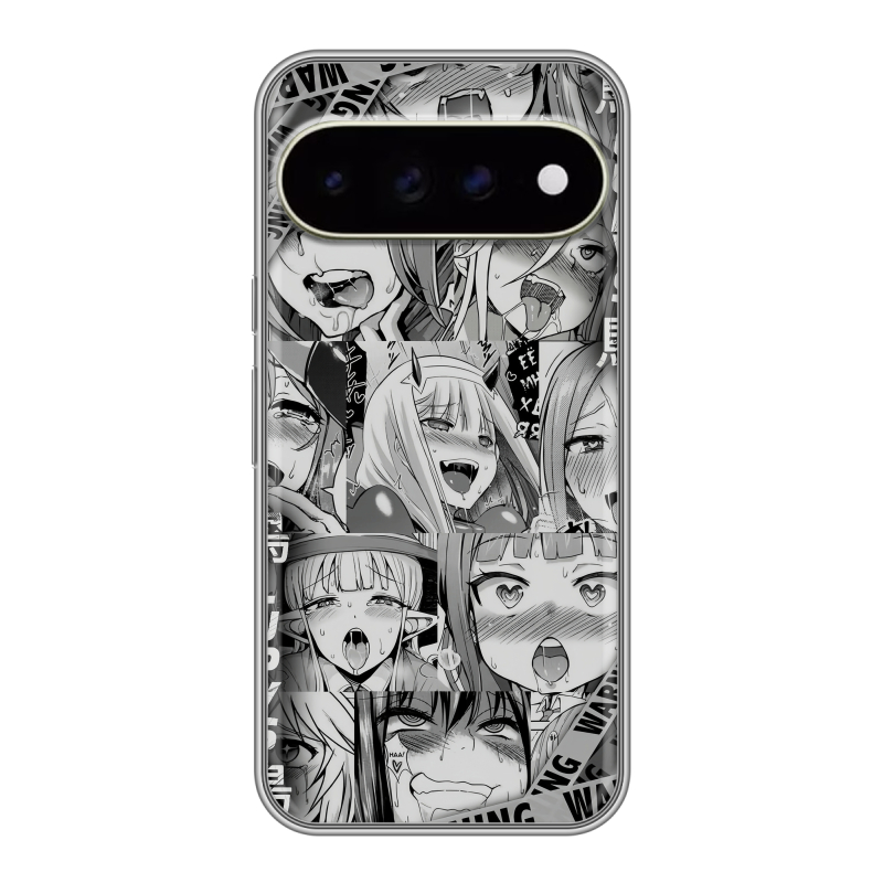 Силиконовый чехол на Google Pixel 11 Pro XL с принтом Ahegao Ахегао Аниме Силиконовый чехол на Google Pixel 11 Pro XL с принтом Ahegao Ахегао Аниме