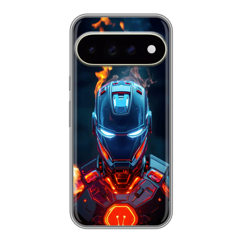 Силиконовый чехол на Google Pixel 11 Pro XL с принтом IronMan Железный человек Силиконовый чехол на Google Pixel 11 Pro XL с принтом IronMan Железный человек