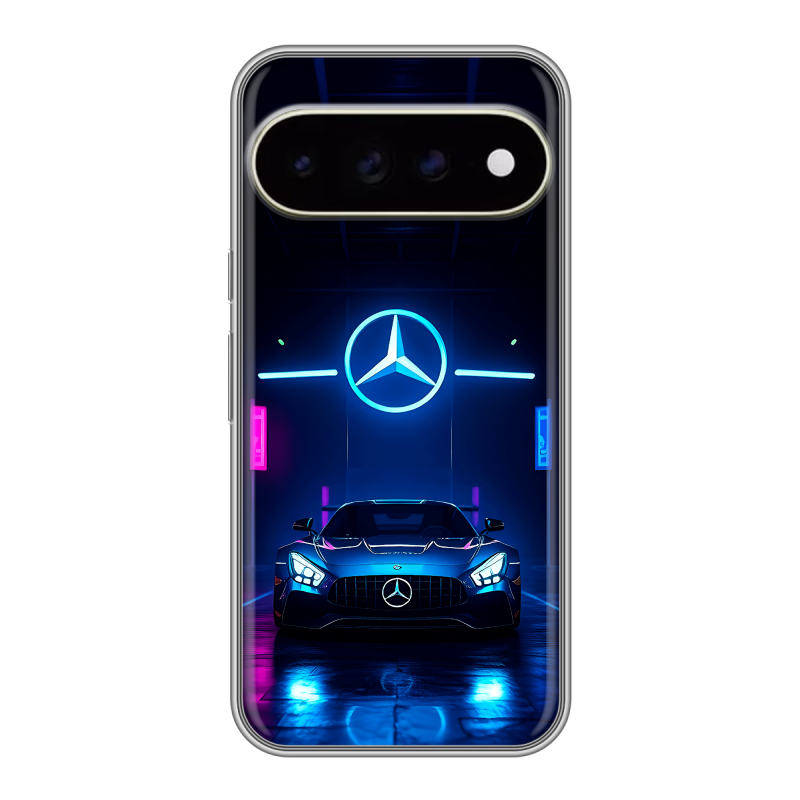 Силиконовый чехол на Google Pixel 11 Pro XL с принтом Mercedes Мерседес Силиконовый чехол на Google Pixel 11 Pro XL с принтом Mercedes Мерседес
