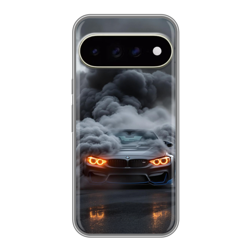 Силиконовый чехол на Google Pixel 11 Pro XL с принтом BMW БМВ Силиконовый чехол на Google Pixel 11 Pro XL с принтом BMW БМВ