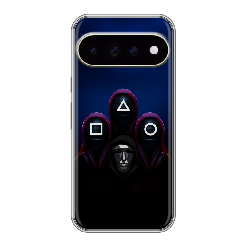 Силиконовый чехол на Google Pixel 11 Pro XL с принтом Игра Кальмара Силиконовый чехол на Google Pixel 11 Pro XL с принтом Игра Кальмара