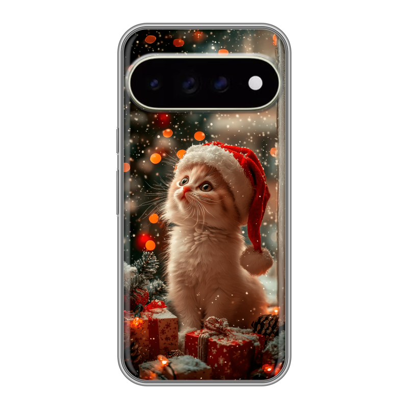 Силиконовый чехол на Google Pixel 11 Pro XL с принтом Новый год Силиконовый чехол на Google Pixel 11 Pro XL с принтом Новый год
