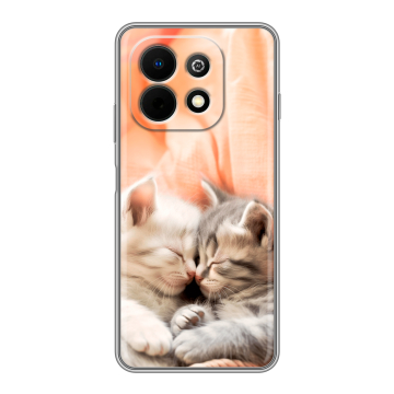 Силиконовый чехол на Huawei Nova Y74 с принтом Котята Силиконовый чехол на Huawei Nova Y74 с принтом Котята