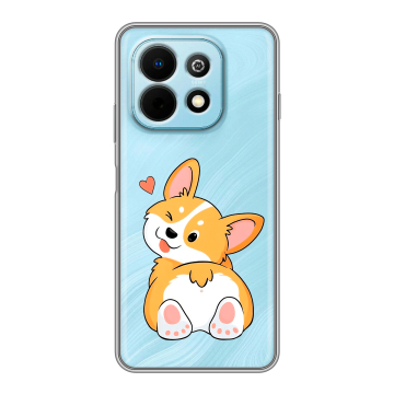 Силиконовый чехол на Huawei Nova Y74 с принтом Корги Силиконовый чехол на Huawei Nova Y74 с принтом Корги