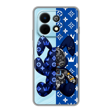 Силиконовый чехол на Huawei Nova Y74 с принтом Луи робот Силиконовый чехол на Huawei Nova Y74 с принтом Луи робот