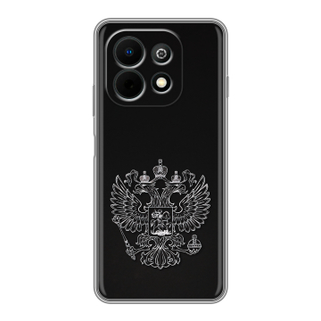 Силиконовый чехол на Huawei Nova Y74 с принтом Герб России Силиконовый чехол на Huawei Nova Y74 с принтом Герб России