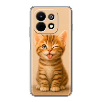 Силиконовый чехол на Huawei Nova Y74 с принтом котенок Силиконовый чехол на Huawei Nova Y74 с принтом котенок