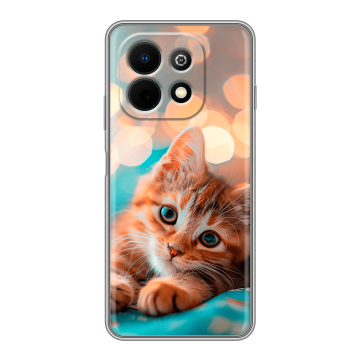 Силиконовый чехол на Huawei Nova Y74 с принтом котик Силиконовый чехол на Huawei Nova Y74 с принтом котик