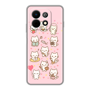 Силиконовый чехол на Huawei Nova Y74 с принтом Hello Kitty Хелоу Кити Силиконовый чехол на Huawei Nova Y74 с принтом Hello Kitty Хелоу Кити