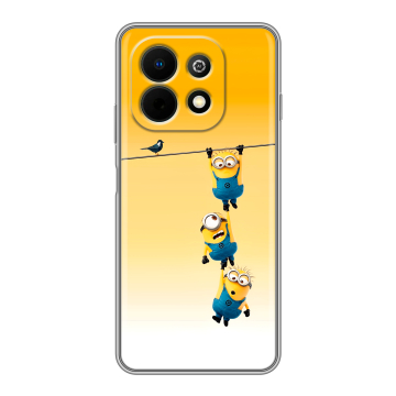 Силиконовый чехол на Huawei Nova Y74 с принтом Миньоны Силиконовый чехол на Huawei Nova Y74 с принтом Миньоны