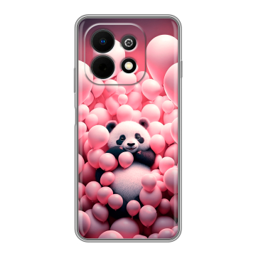 Силиконовый чехол на Huawei Nova Y74 с принтом Панда Силиконовый чехол на Huawei Nova Y74 с принтом Панда