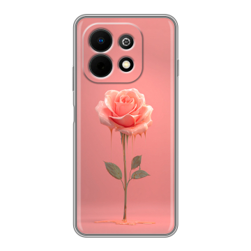 Силиконовый чехол на Huawei Nova Y74 с принтом Розовая роза Силиконовый чехол на Huawei Nova Y74 с принтом Розовая роза