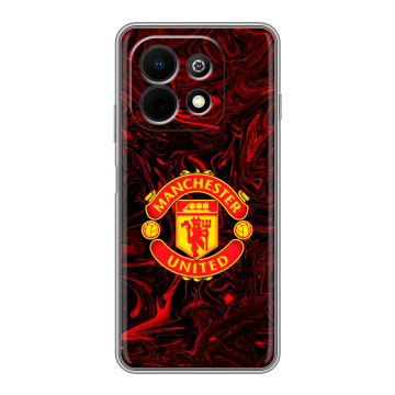 Силиконовый чехол на Huawei Nova Y74 с принтом Manchester United Силиконовый чехол на Huawei Nova Y74 с принтом Manchester United