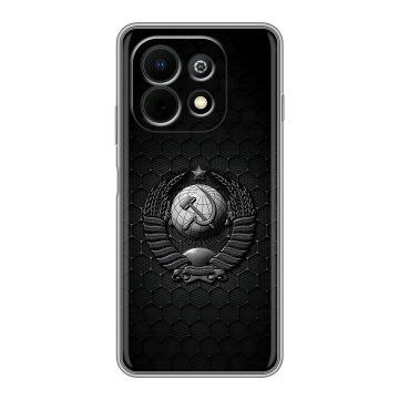 Силиконовый чехол на Huawei Nova Y74 с принтом Герб Флаг СССР Силиконовый чехол на Huawei Nova Y74 с принтом Герб Флаг СССР
