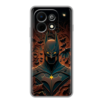 Силиконовый чехол на Huawei Nova Y74 с принтом Batman Бэтмен Силиконовый чехол на Huawei Nova Y74 с принтом Batman Бэтмен