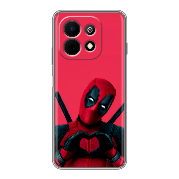 Силиконовый чехол на Huawei Nova Y74 с принтом Дедпул Deadpool Силиконовый чехол на Huawei Nova Y74 с принтом Дедпул Deadpool