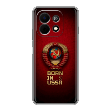 Силиконовый чехол на Huawei Nova Y74 с принтом Флаг Герб СССР Силиконовый чехол на Huawei Nova Y74 с принтом Флаг Герб СССР