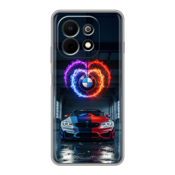 Силиконовый чехол на Huawei Nova Y74 с принтом BMW БМВ Силиконовый чехол на Huawei Nova Y74 с принтом BMW БМВ