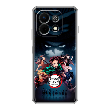 Силиконовый чехол на Huawei Nova Y74 с принтом Demon Slayer Клинок рассекающий демонов Силиконовый чехол на Huawei Nova Y74 с принтом Demon Slayer Клинок рассекающий демонов