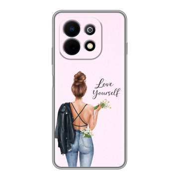 Силиконовый чехол на Huawei Nova Y74 с принтом женский Силиконовый чехол на Huawei Nova Y74 с принтом женский