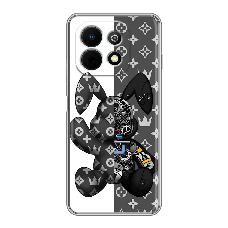 Силиконовый чехол на Huawei Nova Y74 с принтом Луи робот Силиконовый чехол на Huawei Nova Y74 с принтом Луи робот
