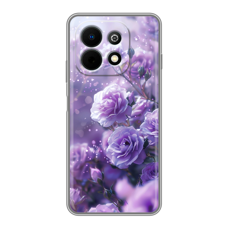 Силиконовый чехол на Huawei Nova Y74 с принтом Розы цветы Силиконовый чехол на Huawei Nova Y74 с принтом Розы цветы