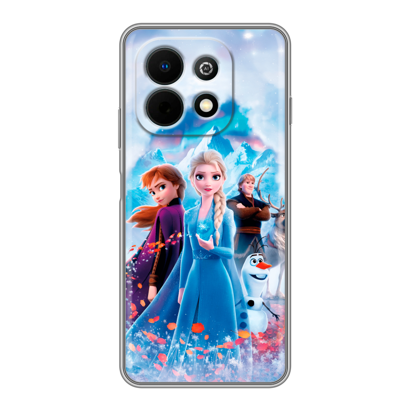 Силиконовый чехол на Huawei Nova Y74 с принтом Холодное сердце Frozen Силиконовый чехол на Huawei Nova Y74 с принтом Холодное сердце Frozen