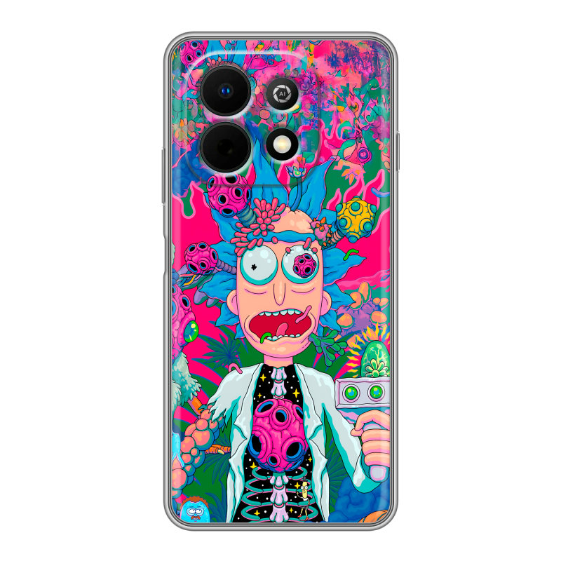 Силиконовый чехол на Huawei Nova Y74 с принтом Рик и Морти Rick Morty Силиконовый чехол на Huawei Nova Y74 с принтом Рик и Морти Rick Morty