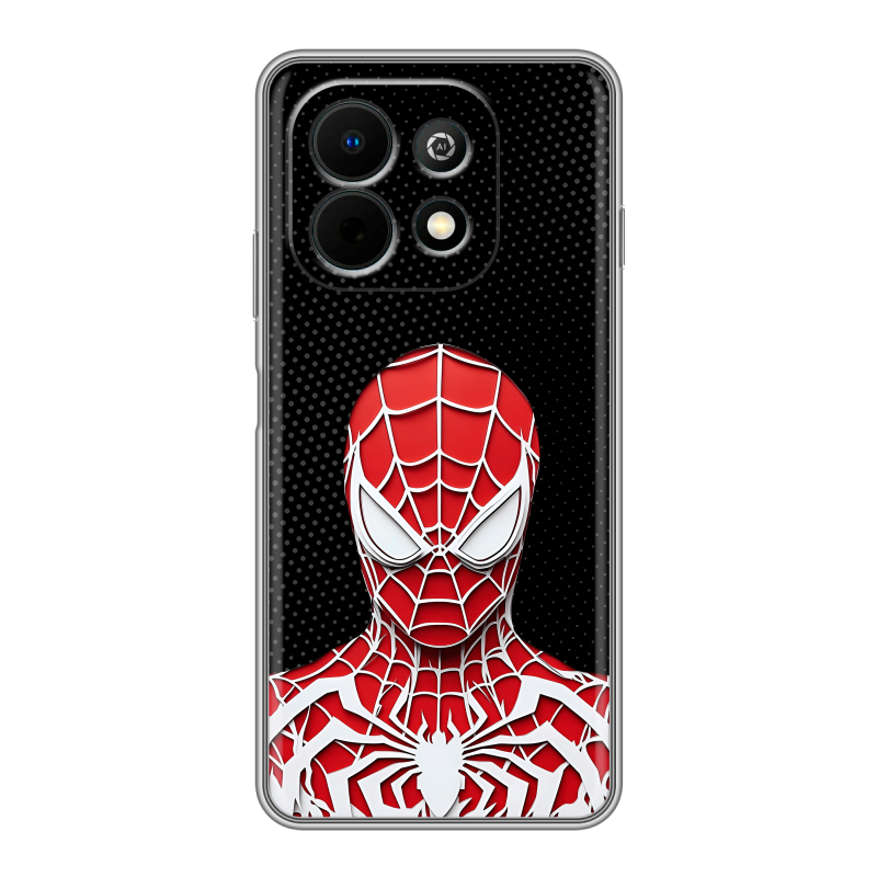 Силиконовый чехол на Huawei Nova Y74 с принтом человек паук spiderman Силиконовый чехол на Huawei Nova Y74 с принтом человек паук spiderman