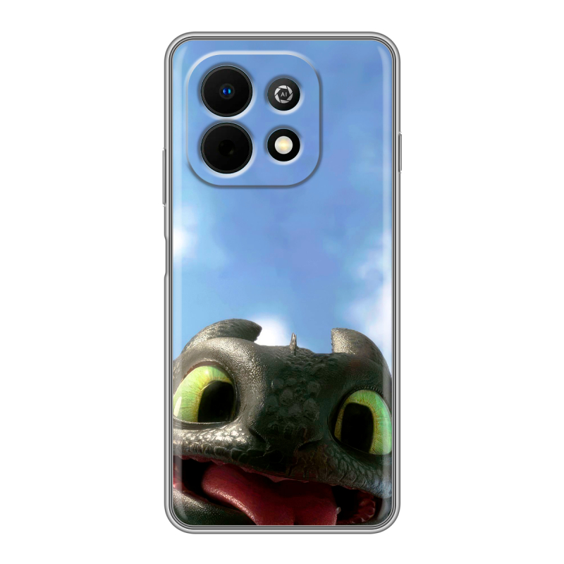 Силиконовый чехол на Huawei Nova Y74 с принтом Как приручить дракона Силиконовый чехол на Huawei Nova Y74 с принтом Как приручить дракона
