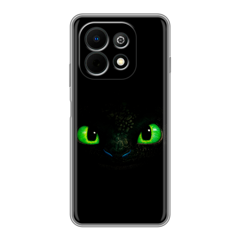Силиконовый чехол на Huawei Nova Y74 с принтом Как приручить дракона Силиконовый чехол на Huawei Nova Y74 с принтом Как приручить дракона