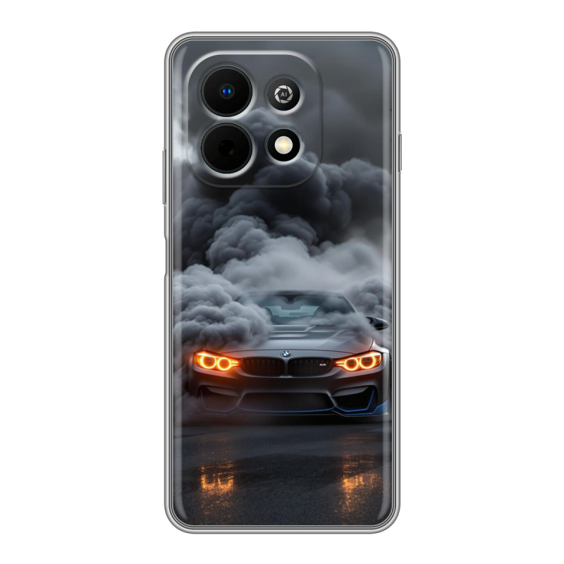 Силиконовый чехол на Huawei Nova Y74 с принтом BMW БМВ Силиконовый чехол на Huawei Nova Y74 с принтом BMW БМВ